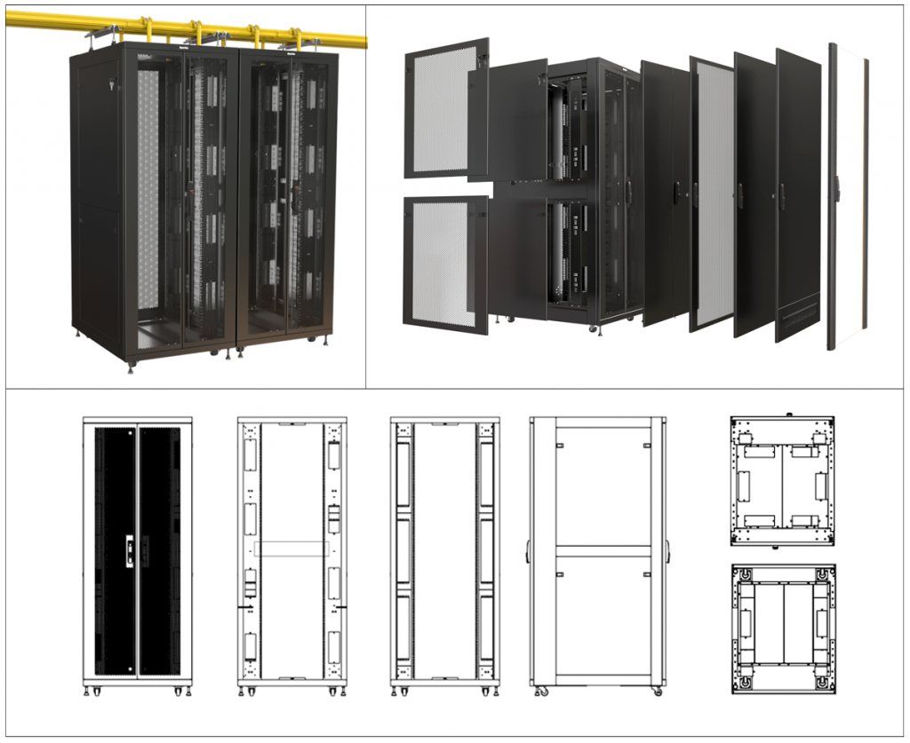 Новинка в Hyperline – напольные серверные шкафы серии TSR | Новости ...
